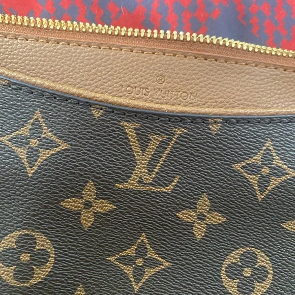 Designer Monogram Pouch wristlet wallet - Picture 3 of 9